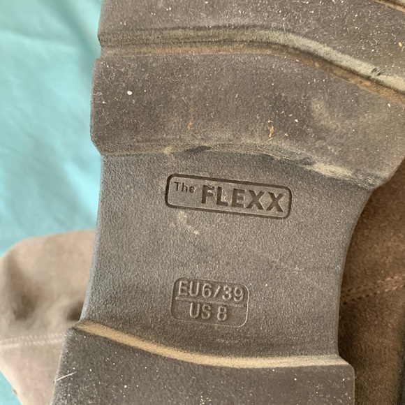 The Flexx brown/taupe suede scrunch bootie - Picture 8 of 9